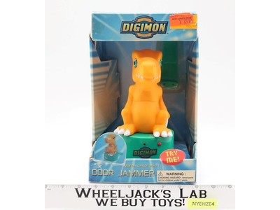 Agumon Door Jammer WORKS Digimon 2000 Fun-4-All Fox Kids Vintage
