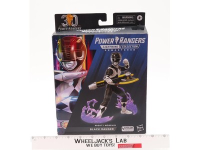 Mighty Morphin Black Ranger Power Rangers Lightning Remastered 30th 2023 Hasbro