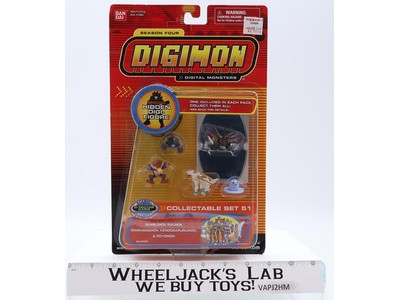 Collectible Set 51 Digimon Season 4 2002 Bandai Mini Action Figure NEW SEALED