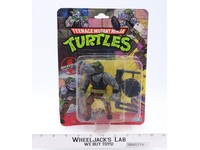 Rocksteady TMNT Playmates 1990 Vintage Action Figure NEW MOSC SEALED