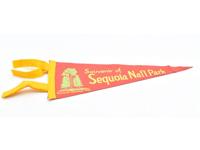 Souvenir General Sherman Tree Sequoia Nat'l Park 12" Pennant Vintage