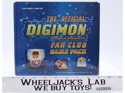 Official Digimon Fan Club Game Pack 2002 Bandai NEW SEALED