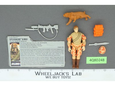 Spearhead & Max V1 100% Complete G.I. Joe 1988 Hasbro Vintage Action Figure