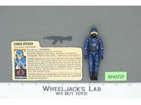 Cobra Officer V1.5 Swivel Arms 100% Complete G.I. Joe 1983 Hasbro Vintage Figure