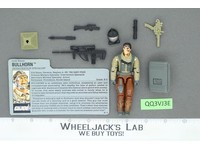 Bullhorn V1 100% Complete G.I. Joe 1990 Hasbro Vintage Action Figure
