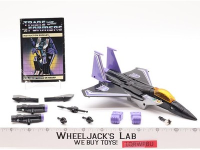 Skywarp 100% Complete Vintage 1984 G1 Transformers Hasbro Action Figure