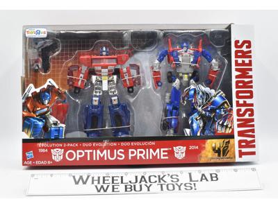 Evolution 2-Pack Optimus Prime TRU Transformers AOE Age of Extinction 2014