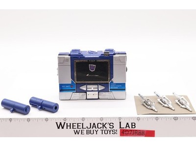 Soundwave 100% Complete 1984 Vintage G1 Transformers Action Figure DECK WORKS