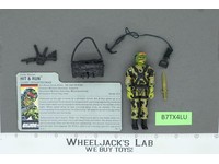 Hit & Run V1 100% Complete G.I. Joe 1988 Hasbro Vintage Action Figure