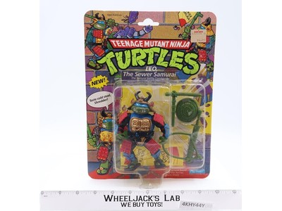 Leo The Sewer Samurai Teenage Mutant Ninja Turtles TMNT 1990 Playmates NEW MOSC