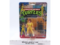 April O'Neil 10-Back Blue Stripe TMNT 1988 Playmates Figure NEW SEALED