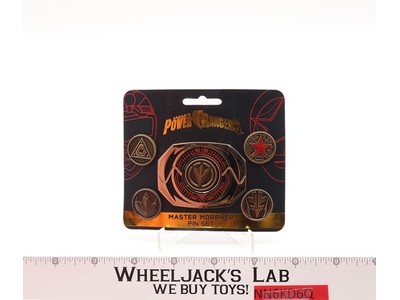 Power Rangers Master Morpher Pin Set 2022 Hasbro New