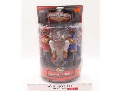Walkie Talkies Power Rangers Ninja Storm Red & Blue Thunder 2003 MGA NEW Sealed