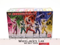 SHODO SUPER GoGoFive Figures Set - Kyuukyuu Sentai Power Rangers Bandai Model
