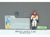 Ice Viper V1 100% Complete G.I. Joe 1987 Hasbro Vintage Action Figure