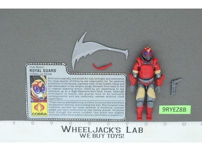 Royal Guard V1 100% Complete G.I. Joe 1987 Hasbro Vintage Action Figure