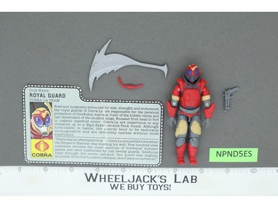 Royal Guard V1 100% Complete G.I. Joe 1987 Hasbro Vintage Action Figure