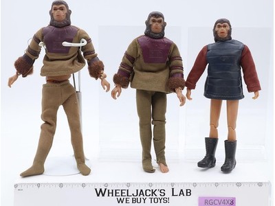 Cornelius Galen Zira Planet of the Apes Mego 1974 Original 8" Action Figures