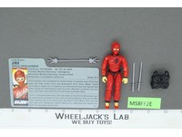 Jinx V1 RED BACK CARD 100% Complete 1987 G.I. Joe Hasbro Vintage Action Figure