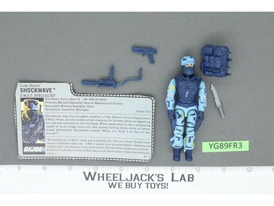 Shockwave V1 100% Complete G.I. Joe 1988 Hasbro Vintage Action Figure