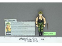 Sgt. Slaughter V2 100% Complete G.I. Joe 1986 Hasbro Vintage Action Figure