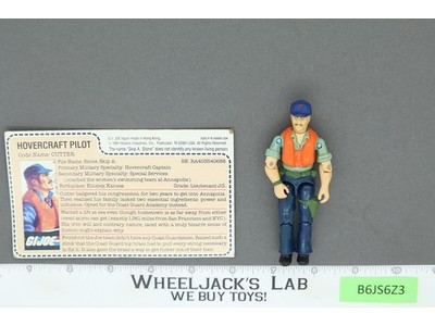 Cutter V1 100% Complete G.I. Joe 1984 Hasbro Vintage Action Figure