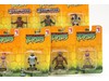 Lot of 9 Miniature Teenage Mutant Ninja Turtles 2003 Playmates NEW MOSC SEALED