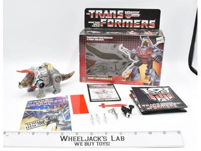 Slag MIB 100% Complete 1985 G Vintage Hasbro G1 Transformers Action Figure