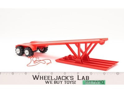 Red Official Competition Pull Trailer Schaper Stompers 1980s Vintage Parts