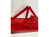 Red Official Competition Pull Trailer Schaper Stompers 1980s Vintage Parts