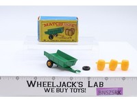 Tipping Trailer #51 w/ Barrels on Sprue Lesney Matchbox 1960's Vtg England w/Box