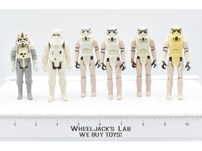 Imperial Stormtrooper Lot 6 1977 Star Wars Vintage Kenner NO REPRO