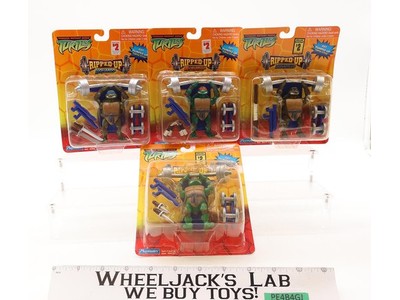 Lot of 4 Ripped up Teenage Mutant Ninja Turtles 2004 Playmates NEW MOSC SEALED