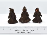 Lot Jawa #5 x3 1977 Star Wars Vintage Kenner Action Figure No Repro