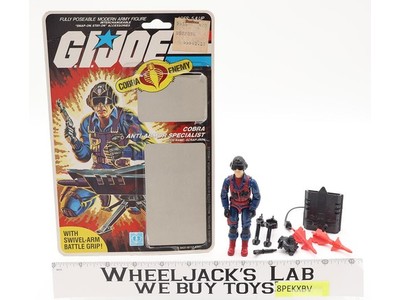 Scrap-Iron V1 100% Complete 32 Cardback 1984 G.I. Joe Hasbro Vintage Figure