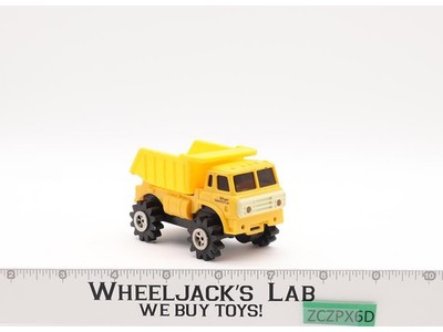 Schaper STOMPER Construction Dump Truck YELLOW 4x4 Vintage Light Works