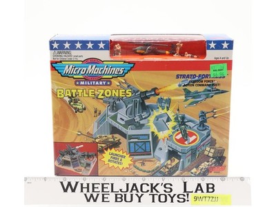 Micro Machines Military Battle Zones Strato-Fortress Galoob 1993 Vintage MISB