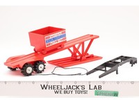 Red Official Competition Pull Trailer Schaper Stompers 1980s Vintage No Truck