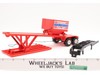 Red Official Competition Pull Trailer Schaper Stompers 1980s Vintage No Truck