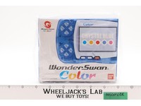 Wonder Swan Color Handheld Gaming Console Crystal Blue 2000 Bandai NEW