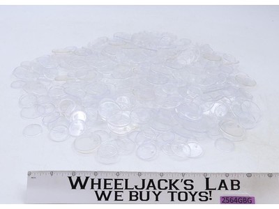 Lot of 364 Clear Round Action Figure Stands for 1:18 Size Figures
