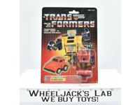 Bumblebee Red W/ BUBBLE NR MINT FIG Complete Vintage Hasbro 1985 G1 Transformers