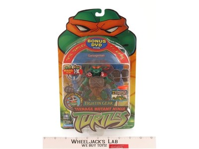 Fightin' Gear Mike TMNT 2003 Playmates Action Figure NEW SEALED with Bonus DVD