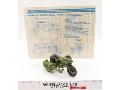 RAM 100% Complete G.I. Joe 1982 Hasbro Vintage Action Figure Vehicle