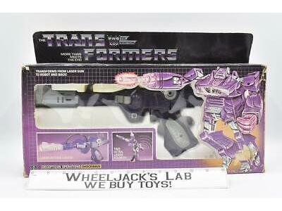 Shockwave MIB 100% Complete B 1985 Vintage Hasbro G1 Transformers Action Figure