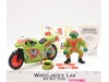 Road Racin Mike W/ Kowabunga Bike Complete TMNT Bodacious Bikers 1994 Playmates