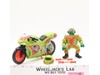Road Racin Mike W/ Kowabunga Bike Complete TMNT Bodacious Bikers 1994 Playmates