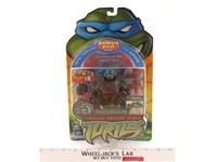 Fightin' Gear Leo TMNT 2003 Playmates Action Figure NEW SEALED with Bonus DVD