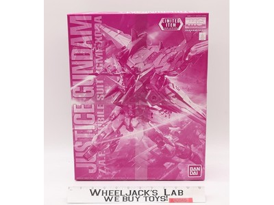 MG Justice Gundam Clear Color ZGMF-X09A 2017 Bandai 1/100 Kit NEW SEALED