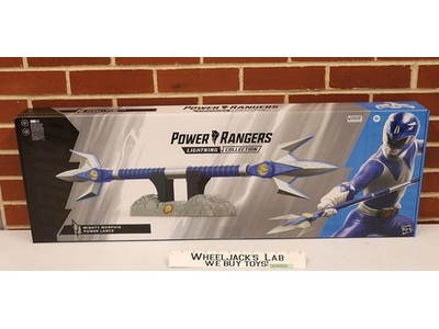 Mighty Morphin Power Lance Power Rangers Lightning Collection Blue Ranger Hasbro